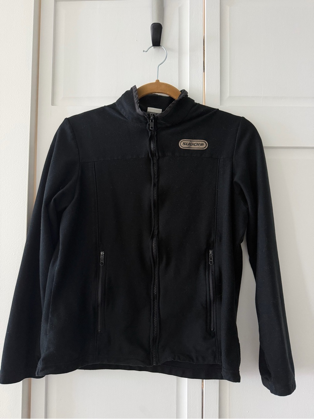 Sugoi Black Full Zip Thermal Cycling Running Jacket Women M⁠